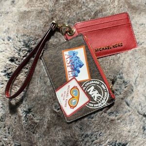 Michael Kors Aspen Wristlet Wallet (Red)